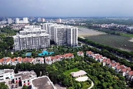 An apartment and villa complex in Ha Dong district, Hanoi. (Photo: VNA)