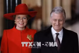 Belgian King Philippe and Queen Mathilde (Photo: AFP/VNA)