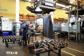 A production line at an FDI-funded company in Dong Nai province. (Photo: VNA)