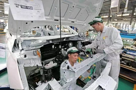 A car manufacturing plant in Vinh Phuc province. (Photo: VNA)