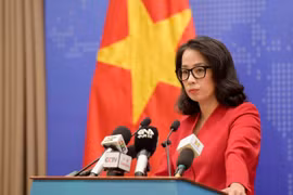 Spokeswoman of the Ministry of Foreign Affairs Pham Thu Hang (Photo: VNA)