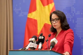 Spokeswoman of the Ministry of Foreign Affairs Pham Thu Hang (Photo: VNA)