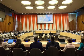 At the dialogue in New York on February 27 with Secretary-General António Guterres on the contributions of the Francophonie bloc to the implementation of the UN agenda and his 2025 priorities. (Photo: VNA)