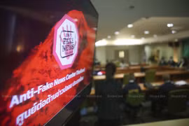 The website of the Anti-Fake News Centre has had nearly 28 million views. (Bangkok Post File Photo)
