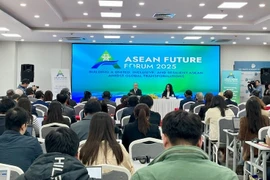 At the press conference on ASEAN Future Forum (AFF) 2025 held in Hanoi on February 13. (Photo: VNA)