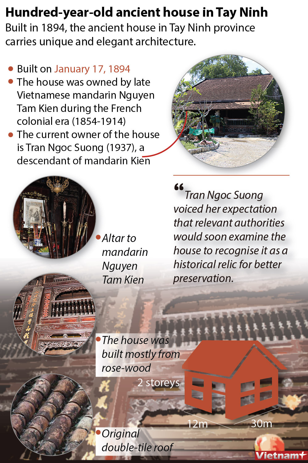 Hundred-year-old ancient house in Tay Ninh ảnh 1