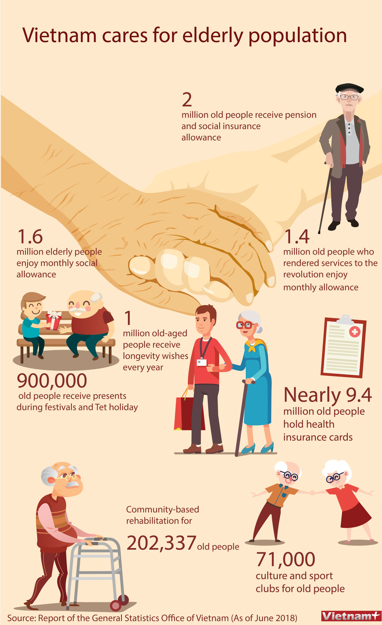 Vietnam cares for elderly population ảnh 1