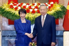 Party General Secretary, State President receives Japanese Prime Minister