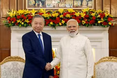 Top Vietnamese leader holds talks with Indian Prime Minister