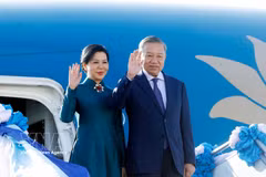 Party General Secretary, State President arrives in Bangkok, continuing official visit to Thailand