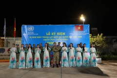 Vietnamese peacekeepers celebrate army’s founding anniversary in Africa