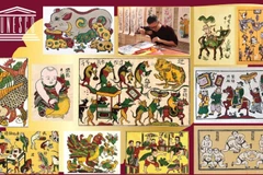 Dong Ho folk painting craft - UNESCO's Intangible Cultural Heritage in Need of Urgent Safeguarding