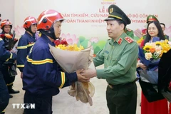 Ministry of Public Security rescue team successfully completes mission in Myanmar
