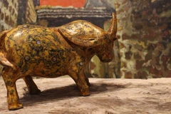 Special collection of a thousand ceramic buffaloes