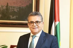 Palestinian Ambassador Saadi Salama, head of the diplomatic corps in Hanoi (Photo: VNA)