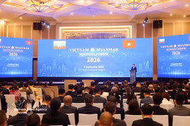 At the Vietnam- Myanmar Business Forum in Hanoi on September 6 (Photo: VNA)