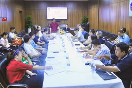 Vietnam Bar Federation President Nguyen Ngoc Thinh speaks at a press briefing on the morning of October 6. (Photo: Vietnam Bar Federation)