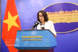 Spokesperson of the Ministry of Foreign Affairs Pham Thu Hang (Photo: VNA)
