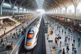 Illustration of the North–South high-speed railway project (Photo: TEDI–TRICC–TEDI SOUTH consulting consortium)