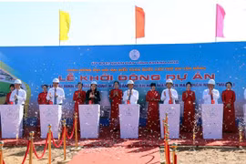 At the launch of the resettlement and site clearance project for the Ninh Thuan 1 Nuclear Power Plant (Photo: VNA)