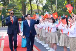 Prime Minister hosts welcome ceremony for Ethiopian counterpart