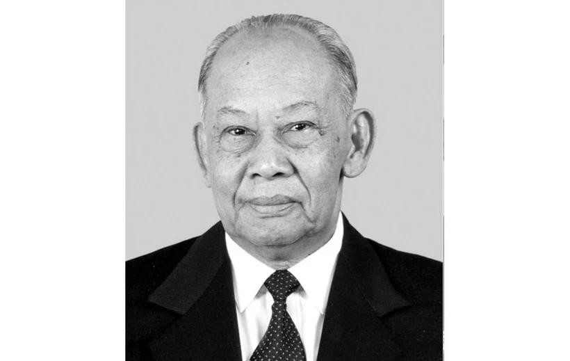 General Khamtay Siphandone, former President of the Lao People’s Revolutionary Party (LPRP) Central Committee, former President of Laos and senior revolutionary of the LPRP. (Source: VNA)