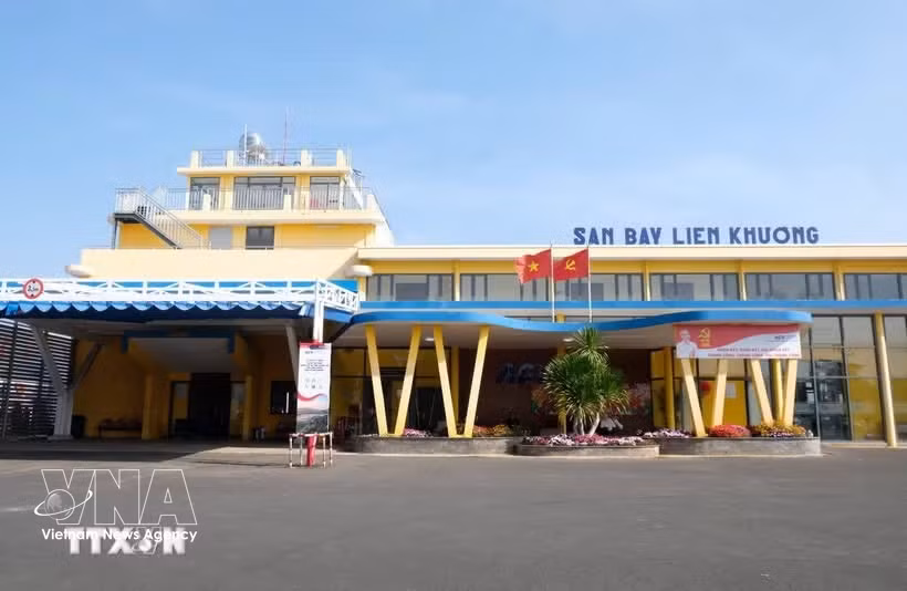 Lien Khuong International Airport in the central province of Lam Dong (Photo: VNA)