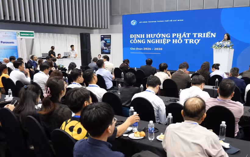 At the Ho Chi Minh City forum on supporting industries (Photo: VNA)