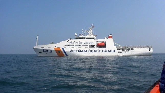 Coast guard vessel 8005. (Photo: Vietnam Coast Guard Region 3 Command)