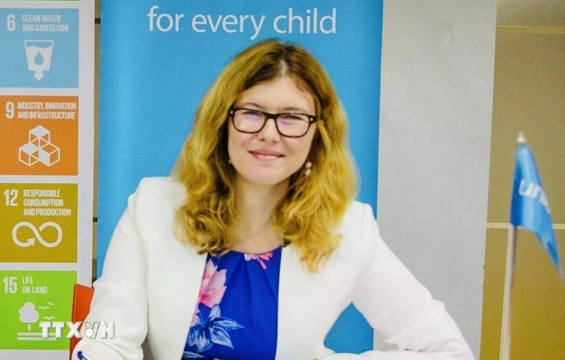 UNICEF Representative in Vietnam Silvia Danailov (Photo: VNA)