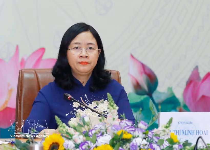 Vietnam Fatherland Front Central Committee President Bui Thi Minh Hoai (Photo: VNA)
