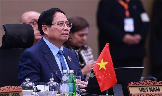 Prime Minister Pham Minh Chinh at the 5th RCEP Summit in Kuala Lumpur, Malaysia, on October 27, 2025. (Photo: VNA)