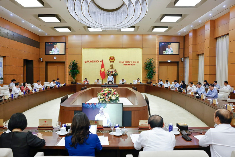 At the NA Standing Committee’s 50th session in October. (Photo: VNA)