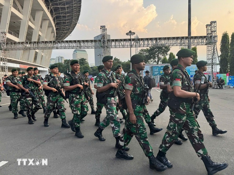 Indonesian security force. (Photo: VNA)