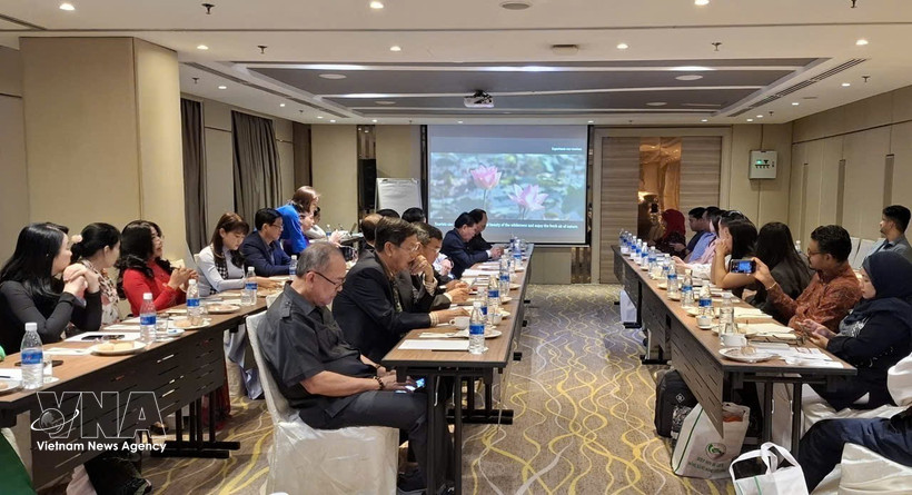 At the tourism promotion conference for the Mekong Delta held in Malaysia on March 18. Photo: VNA)