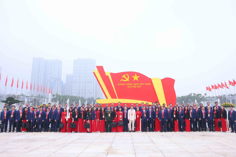 Delegates attending the 14th National Party Congress in Hanoi. Photo: VNA