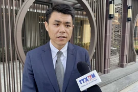 Wei Wei, head of the Vietnamese Language Department at the China Media Group, talks to a VNA correspondent. (Photo: VNA)