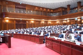 A meeting of the Lao National Assembly (File photo: VNA)