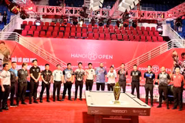 The 16 best players of the Hanoi Open Pool Championship 2025 (Photo: VNA)