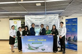 The new air route connecting Jakarta with Bangkok is hoped to significantly enhance air connectivity between Thailand and Indonesia. (Photo: thainews.prd.go.th)