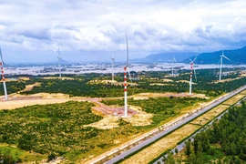 Wind energy is expected to be a source of clean power. (Photo: VNA)