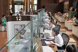 The headquarters of Vietcombank in Hanoi (Photo: VNA)