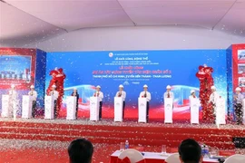 Officials launch the construction of the Ben Thanh–Tham Luong metro line on January 15. (Photo: VNA)
