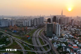 A view of Ho Chi Minh City. Looking back on the 80-year journey, it is a source of pride to see a resilient and stunning Vietnam rising on the global stage, said Prof. Dr. Nguyen Xuan Thinh from the TU Dortmund University. (Phôt: VNA)