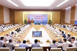 The 17th meeting of the State steering committee for national and key transport projects on May 10 (Photo: VNA)