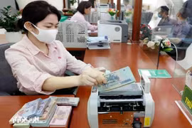 The daily reference exchange rate for the US dollar is set at 24,332 VND/USD on January 22. (Photo: VNA)