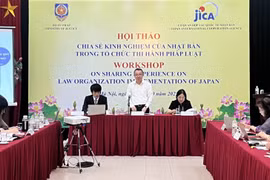 The workshop held by the Ministry of Justice and JICA in Hanoi on September 29 (Photo: VNA)