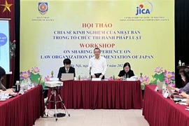 The workshop held by the Ministry of Justice and JICA in Hanoi on September 29 (Photo: VNA)