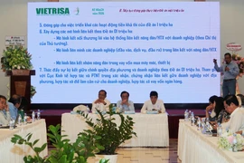 The meeting held by VIETRISA in Can Tho city on December 31 (Photo: VNA)