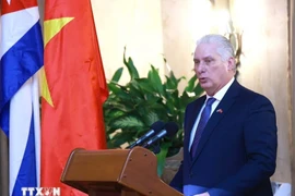 First Secretary of the Communist Party of Cuba Central Committee and President of Cuba Miguel Diaz-Canel Bermudez (Photo: VNA)